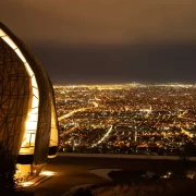 Santiago Sunset en el Templo Bahá’í