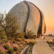 Santiago Sunset en el Templo Bahá’í